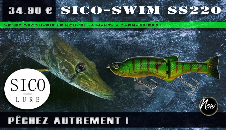 Leurre à Brochet SS220 Sico Lure